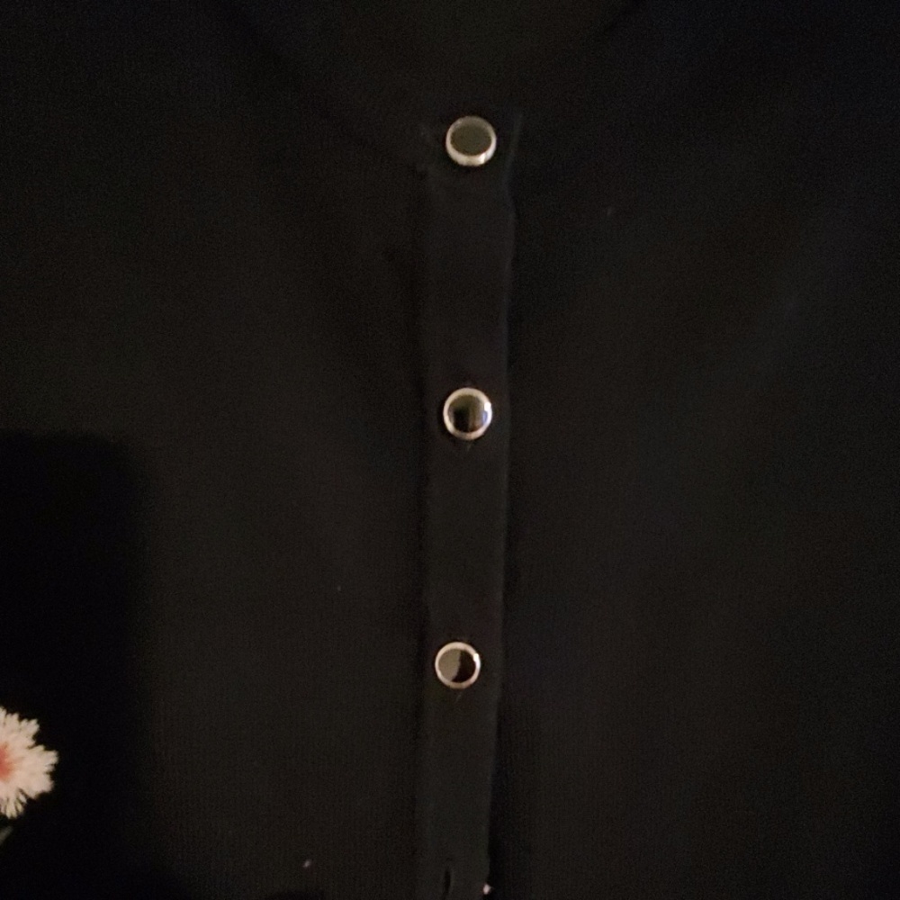 Black Women's Cardigan - Picture 4 of 4
